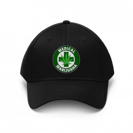 Medical Marijuana weed 420 Dope Unisex Twill Hat