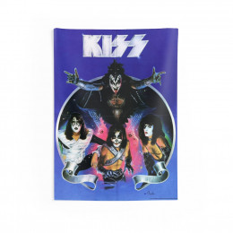 KISS poster from 2nd comic book Indoor Wall Tapestries