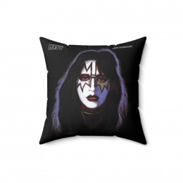 KISS Ace Frehley Solo Pillow Spun Polyester Square Pillow gift
