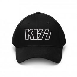 KISS Logo black Unisex Twill Hat