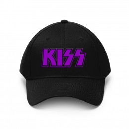 KISS Logo purple  Unisex Twill Hat