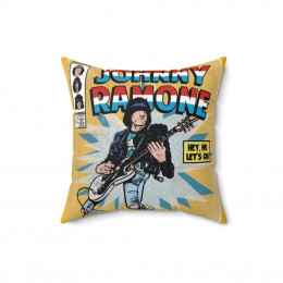 The Amazing Ramones Johnny Ramone Pillow Spun Polyester Square Pillow gift