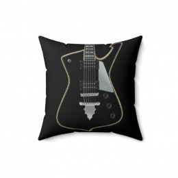 KISS Paul Stanley Ibanez PS-10 Iceman Guitar Pillow Spun Polyester Square