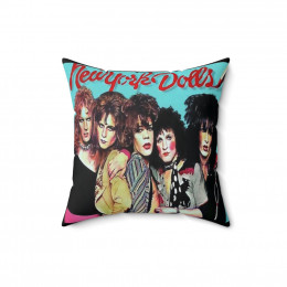 N.Y. DOLLS full color Pillow Spun Polyester Square Pillow gift