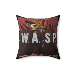 WASP ANIMAL I F**k like a beast Pillow Spun Polyester Square Pillow gift