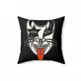 KISS Backside of Hotter than Hell Spun Polyester Square Pillow gift