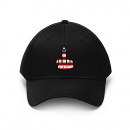 The American Middle Finger Unisex Twill Hat