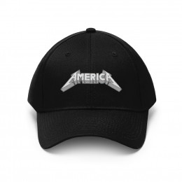 AMERICA metallica style Unisex Twill Hat