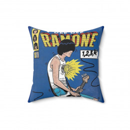 The Amazing Ramones Dee Dee Ramone Pillow Spun Polyester Square Pillow gift