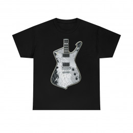 KISS Paul Stanley Cracked Mirror Iceman Guitar Men's Short Sleeve T Shirt