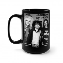 Lemmy Michael Monroe and Stiv Bators Black Mug 15oz
