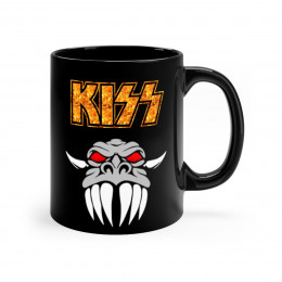 KISS GENE'S Demon Boots Black mug 11oz