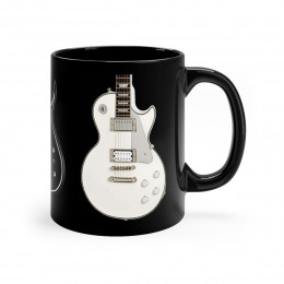 KISS All 3  Guitars used by Paul Gene and Tommy version 4 mug 11oz